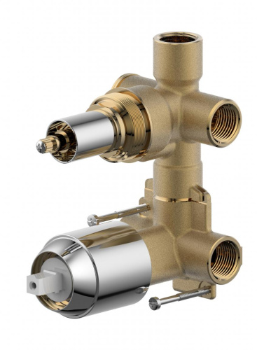 Скрытая часть встраиваемого смесителя Bravat Built-in D982CP-B-ENG