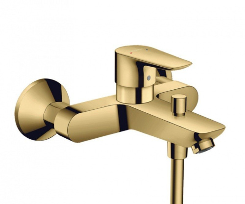 Смеситель Hansgrohe 71740990 настенный золото без термостата