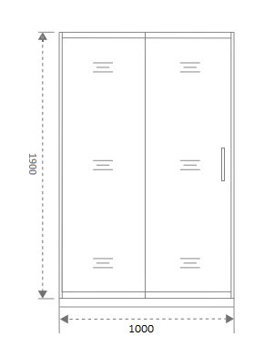 Душевая дверь GOOD DOOR SPIRIT СП00017 100x190 стекло прозрачное профиль хром - фото 2