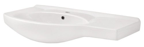 Раковина Aquaton 83 см 1WH110228 накладная цвет белый