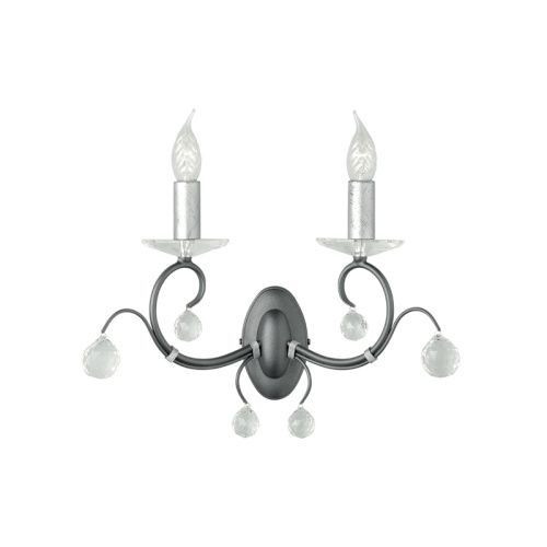 Бра Elstead Lighting Lunetta (Лунетта) LUN 2 BLK/SIL