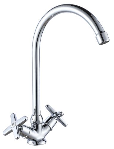 Смеситель для кухни Voda Star STR519 на мойку хром