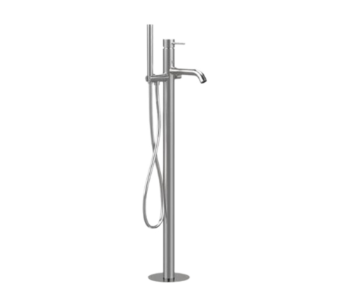 Смеситель для ванны Remer X Style Inox SSX08 напольный нержавеющая сталь