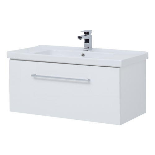 Тумба под раковину Dreja Big Inn 77.0205W 96х43х46 подвесная цвет белый