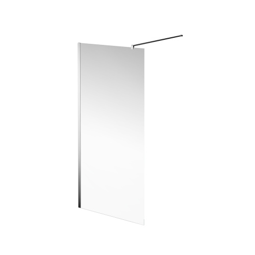 Душевая перегородка Kerama Marazzi VETRO VE.90.WI.CR 90x195 стекло прозрачное профиль хром Душевая перегородка Kerama Marazzi VETRO VE.90.WI.CR 90x195 стекло прозрачное профиль хром