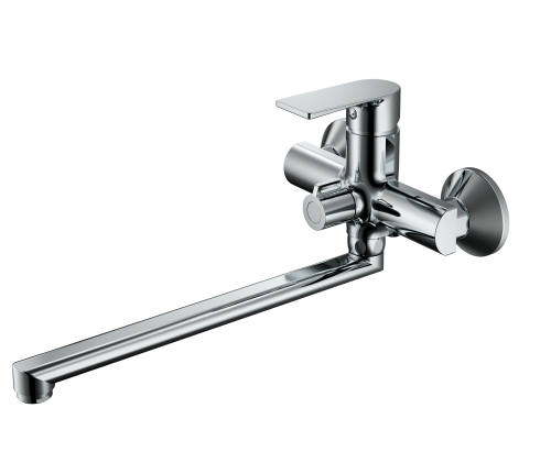 Смеситель для ванны и душа Belz B679 B22679 настенный хром