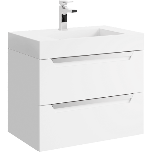 Тумба под раковину Aqwella Y CUB0107W 70х45х51 подвесная цвет белый