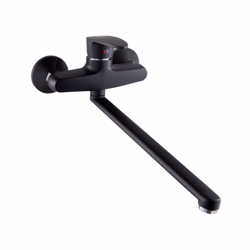 Смеситель для кухни Plstart PL4605-7 настенный черный