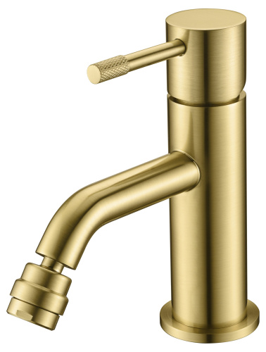 Смеситель Boheme Uno 466-MG на биде золото матовое Смеситель Boheme Uno 466-MG на биде золото матовое