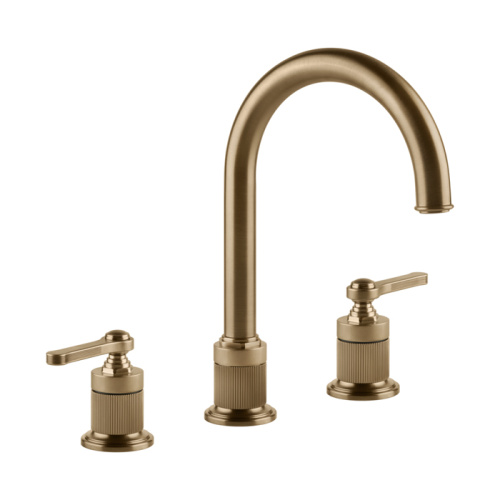 Смеситель Gessi Venti20 65016#726 на раковину бронза