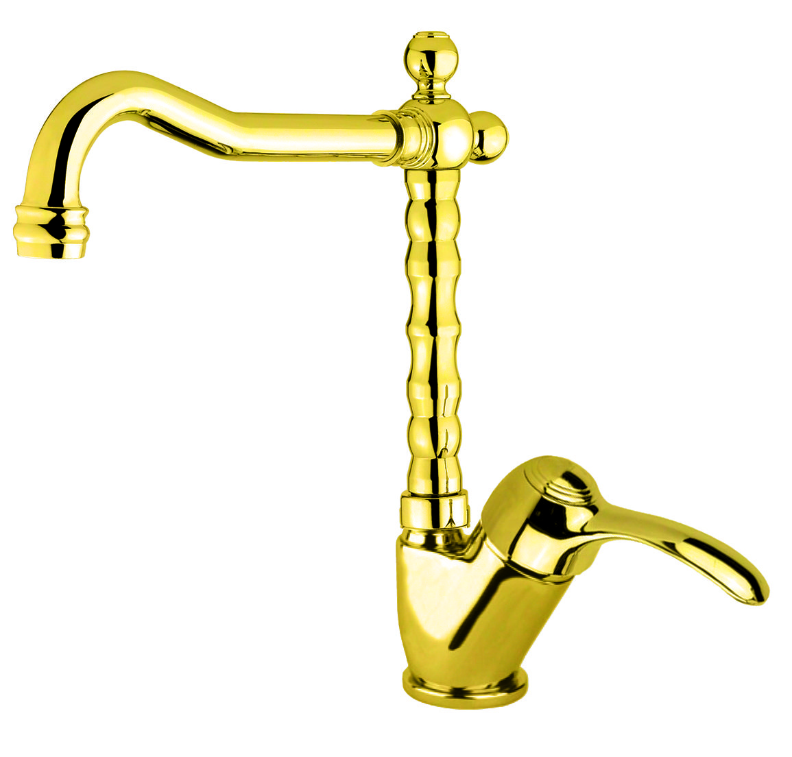 Смеситель Webert Aurora AU831702010 на раковину золото