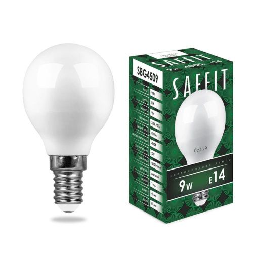 Лампа светодиодная Saffit SBG4509 55081