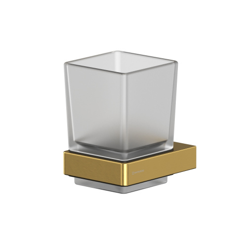 Стакан Whitecross Cubo gold brushed CU2430GLB