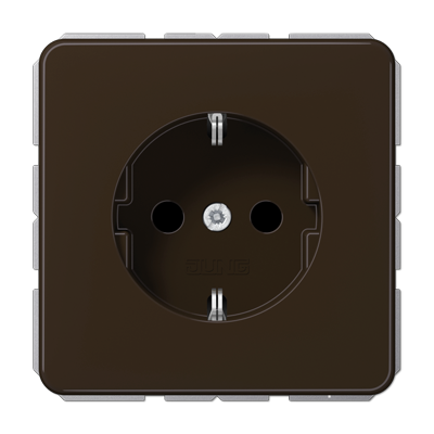 Розетка 2K+З Jung Serie CD (Серие ЦД) CD1520BR