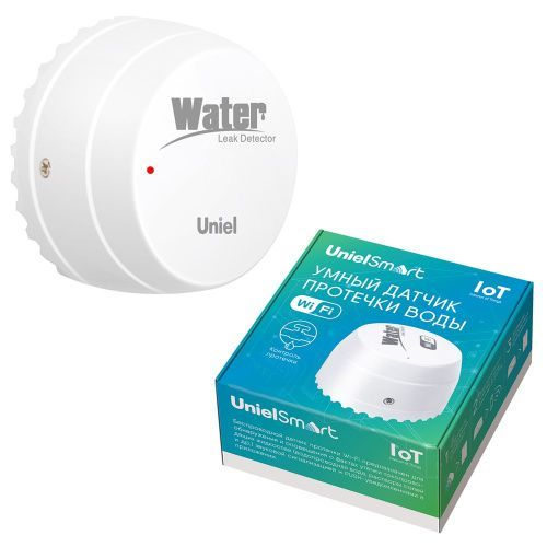 Умный датчик протечки воды Wi-Fi Uniel USN-A520 WS/WF WHITE
