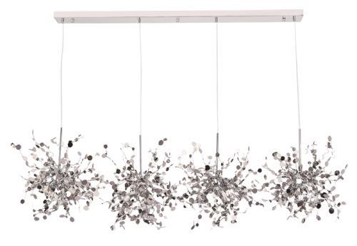 Люстра подвесная Crystal Lux Garden (Гарден) GARDEN SP3х4 L1600 CHROME