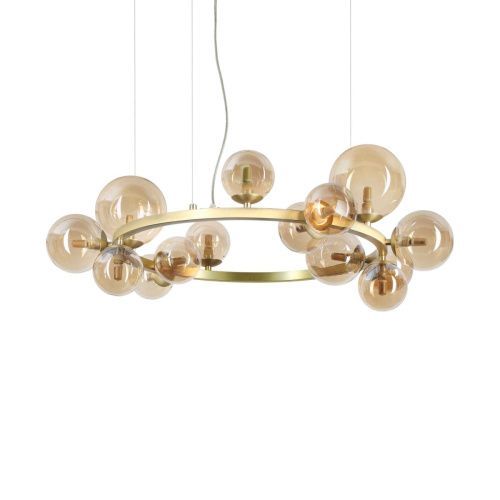 Светильник подвесной Ideal lux Perlage (Перлаге) Perlage SP14 Ambra