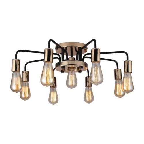 Люстра потолочная Arte Lamp Gelo (Гело) A6001PL-9BK