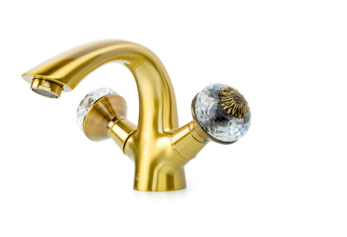 Смеситель Boheme Flora 311-FL на раковину бронза