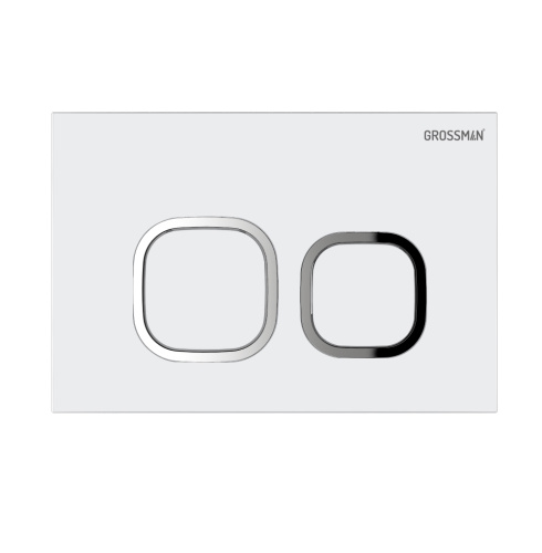 Кнопка смыва Grossman Cosmo 700.K31.02.000.000 белый