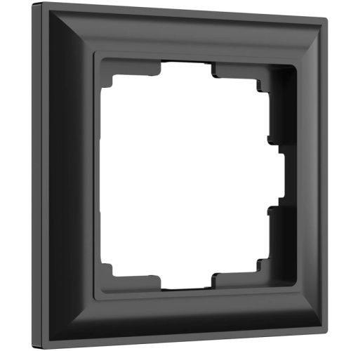 Рамка на 1 пост Werkel Fiore черный матовый (Фиоре черный матовый) 4690389160332