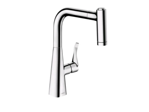 Смеситель для кухни Hansgrohe Metris 14834000 на раковину/столешницу хром