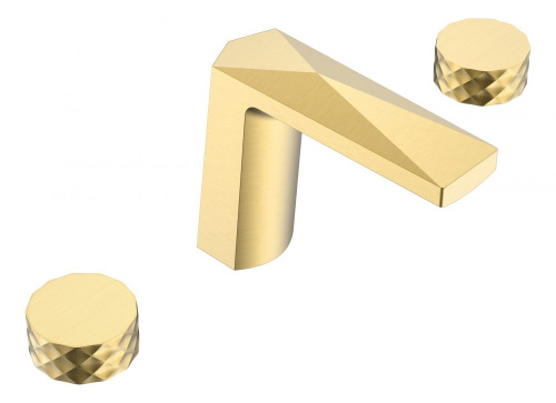 Смеситель Boheme Venturo 150-G-DIAMOND на столешницу золото