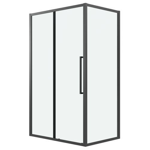 Душевой уголок Grossman Cosmo 120.K33.02.1410.21.00 140х100 стекло прозрачное профиль черный без поддона