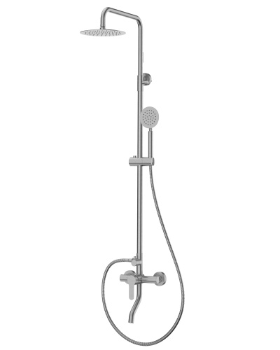 Душевая стойка Rush Santiago SUS1116-40 настенная цвет сатин