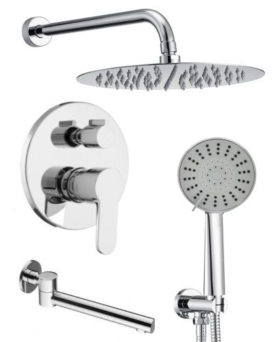 Душевая система ALMAes Ruver TVZ-8828 встраиваемая цвет хром