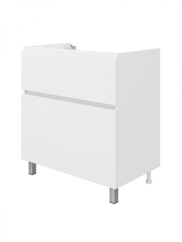Тумба под раковину Teymi Laina T60819 75х46х50 напольная цвет белый матовый