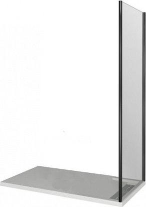 Душевая перегородка Good Door WALK IN ВИ00020 100х195 стекло прозрачное профиль черный матовый