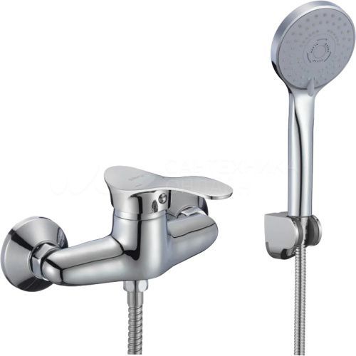 Смеситель для ванны и душа Savol S-T3006 настенный хром