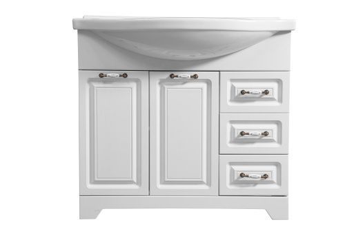 Тумба под раковину Stella Polar Кармела ольха SP-00000175 87х34х82 цвет белый