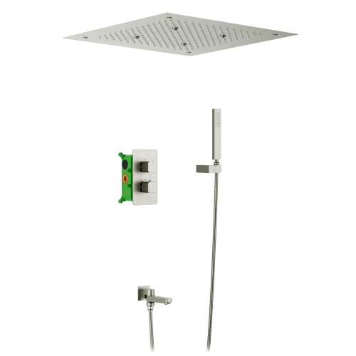Душевая стойка Timo Tetra-thermo SX-0169/00 настенная цвет никель Душевая стойка Timo Tetra-thermo SX-0169/00 настенная цвет никель