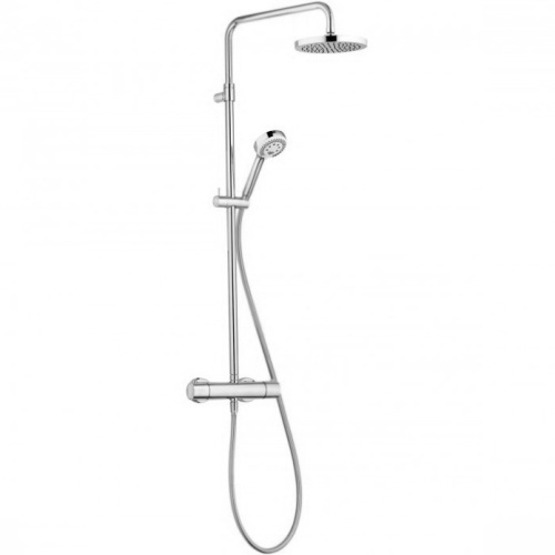 Душевая стойка Kludi LOGO DUAL SHOWER SYSTEM 6809505-00 настенная цвет хром