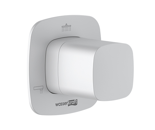 Переключатель на 3 выхода WasserKRAFT Saale 9500 A267 встраиваемый белый