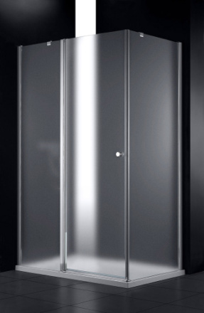 Душевой уголок Cezares ELENA ELENA-W-AH-1-90/80-P-Cr-L 90х80 стекло рифленое профиль хром глянцевый без поддона