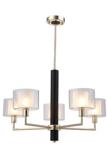 Люстра на штанге Crystal Lux Maestro (Маестро) MAESTRO SP-PL5 GOLD