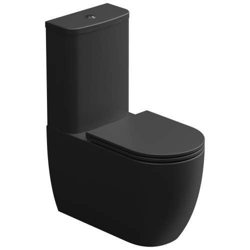 Чаша унитаза напольная GSG Ceramic Design Like LKMBL003P цвет черный