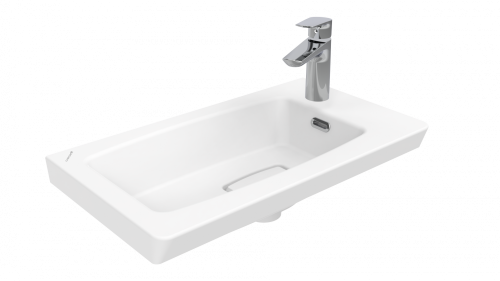 Раковина из сантехнического фарфора Creavit Memory MY060-00CB00E-0000 60х34 накладная цвет белый