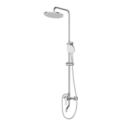 Душевая стойка BelBagno AURORA AURORA-VSCM-CRM настенная хром