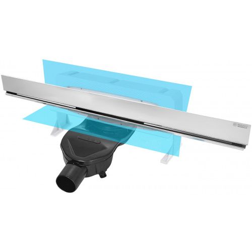 Душевой лоток Berges WALL 091156 60х5 хром