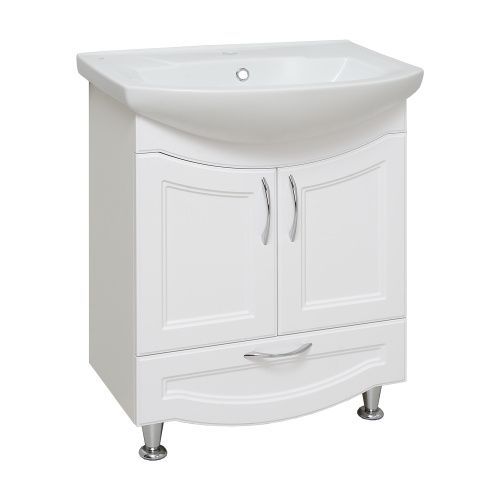 Тумба под раковину Runo Неаполь 00-00001033 60х30 напольная цвет белый