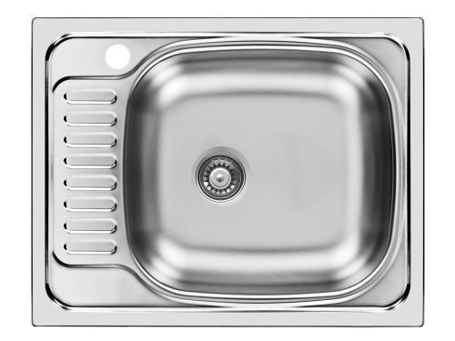 Кухонная мойка Ukinox Классика CLM560.435 ---5K 1R 44х56 цвет нержавеющая сталь поверхность матовая