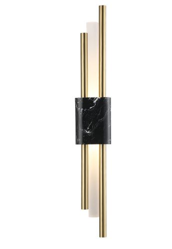 Светильник настенный Crystal Lux Carta (Царта) CARTA AP6W LED BLACK/BRASS