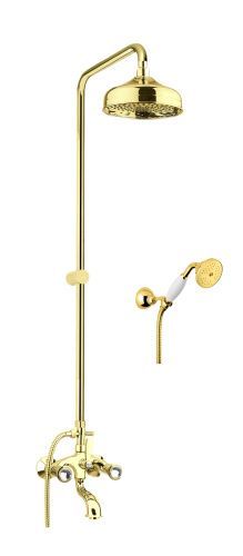 Душевая стойка Fiore 13OO0615 настенная цвет золото