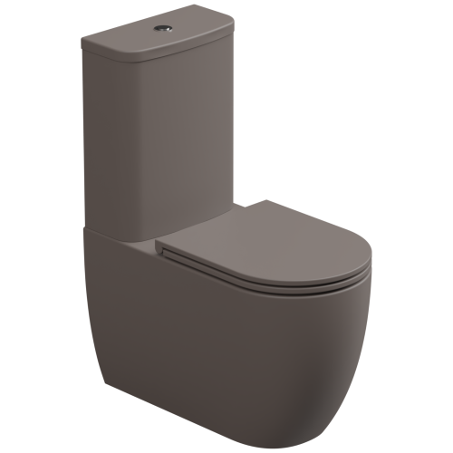 Чаша унитаза напольная GSG Ceramic Design Like LKMBL029P цвет коричневый