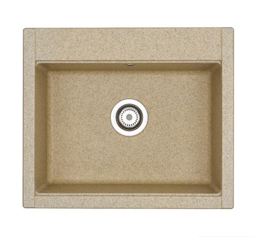 Мойка кухонная Aquaton Делия 1A715232LD220 59,4х51 цвет песочный