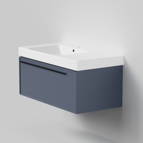 Тумба с раковиной La Fenice ELBA NFNC-01-ELB-BG-90-3-90L 91х36х49 подвесная цвет синий